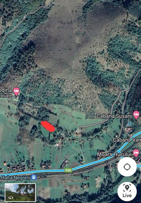 Teren intravilan 3554 mp in Negreni