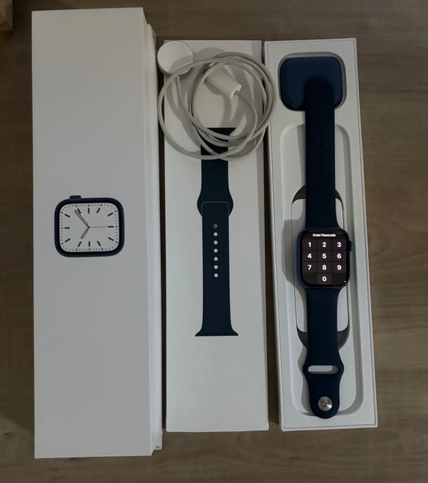 Apple watch Seties 7 blu