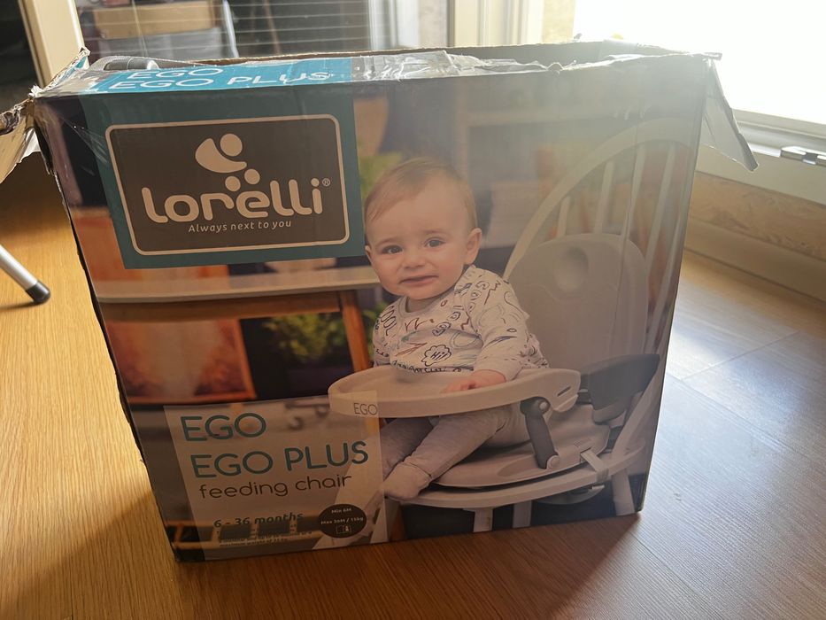 Сгъваем стол за хранене Lorelli - Ego Plus,Сив