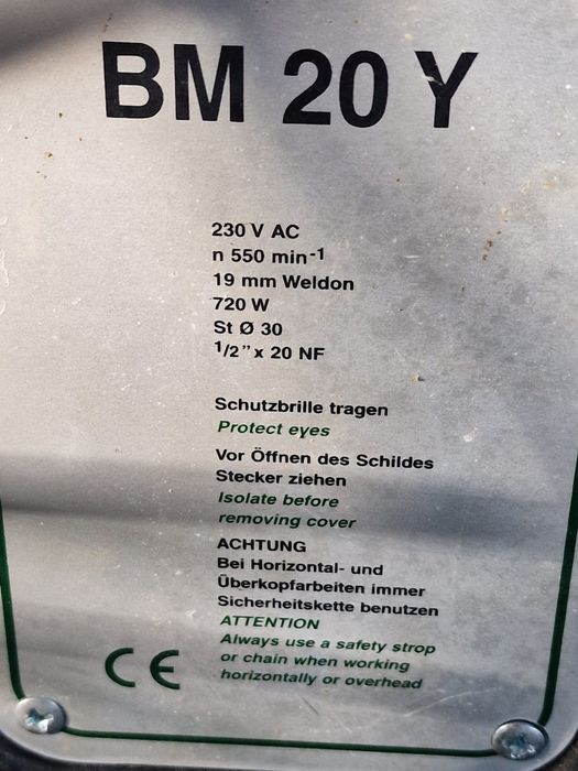 Mașină de găurit cu talpă magnetică Hitachi BM 20 Y – CALITATE GERMANĂ