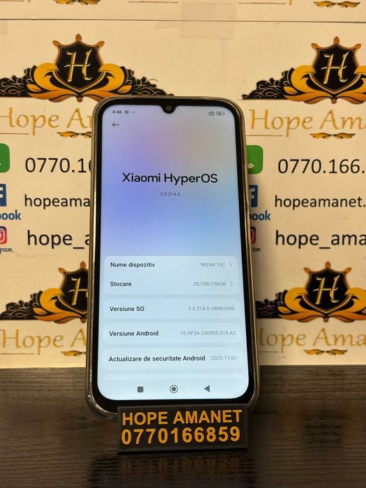 Hope Amanet P10/REDMI 15C 256GB