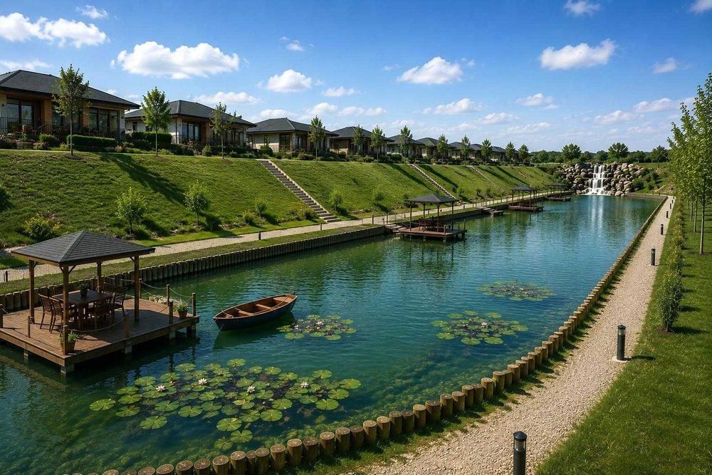 De Vanzare - Teren cu Lac Privat pentru Agrement si Investitie Imobiliara!