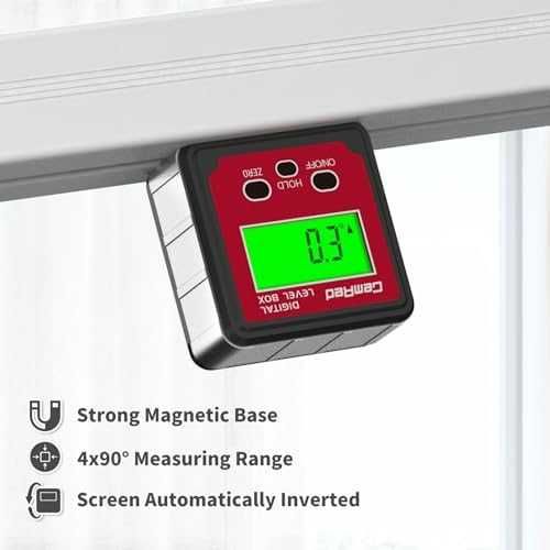 GemRed дигитален ъгломер магнитен LCD