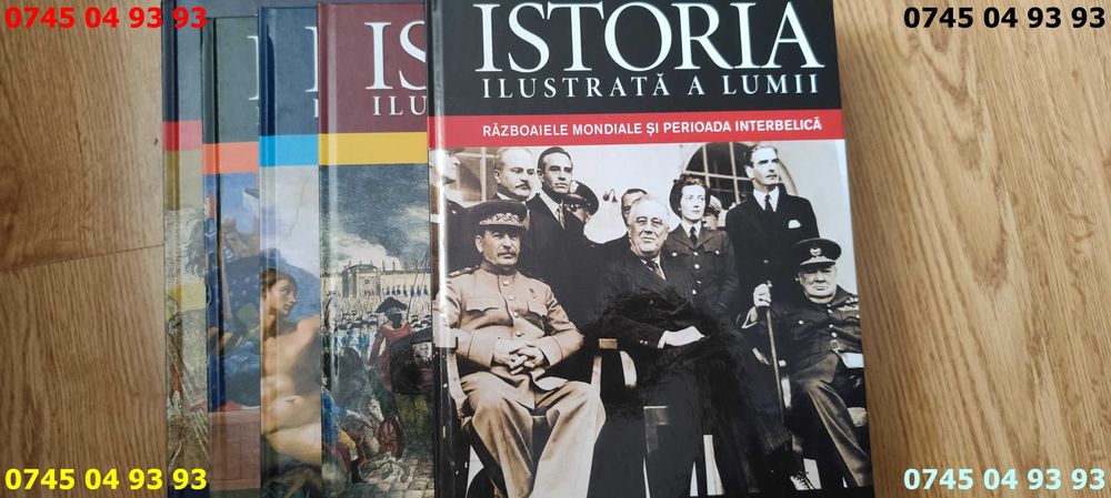 carte carti colectia istoria ilustrata a lumii 5 vol pret pe toate 5