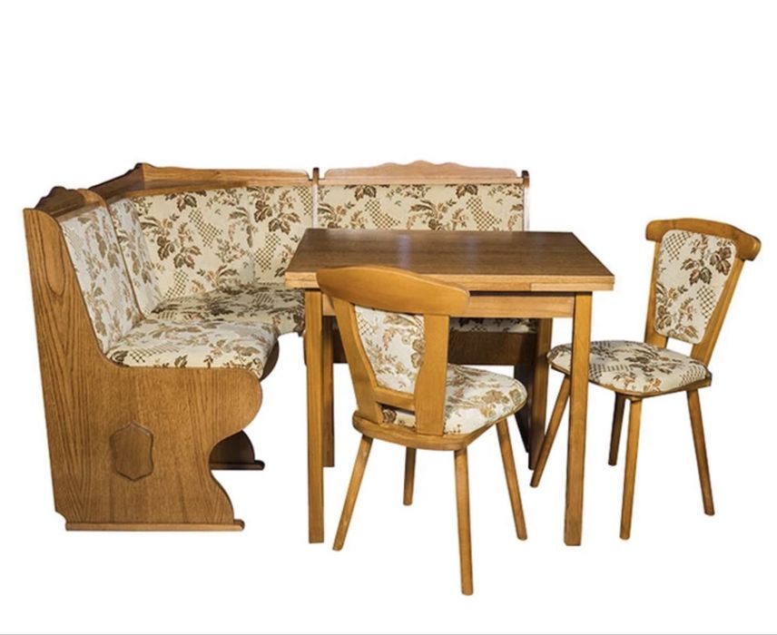 Colțar bucătărie Freiberg + masă + 2 scaune – stare foarte bună