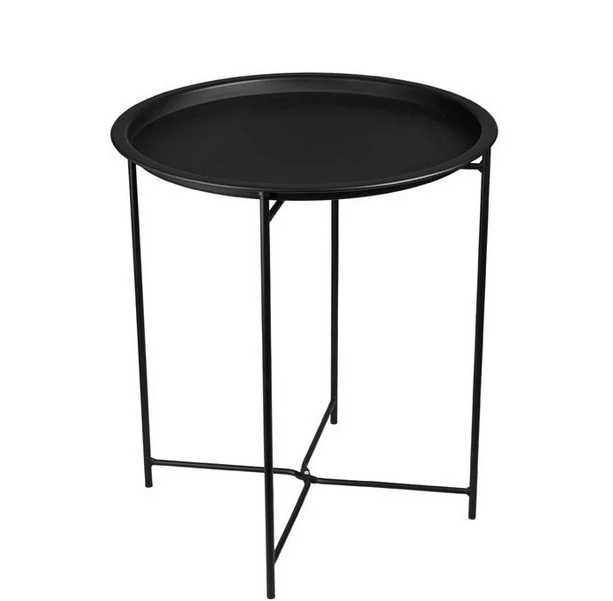 Маса, метал, черна, 52 см