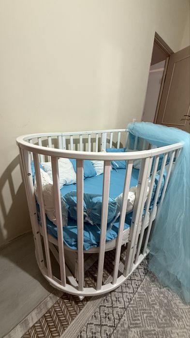 Продаётся детская кроватка круглая / трансформер