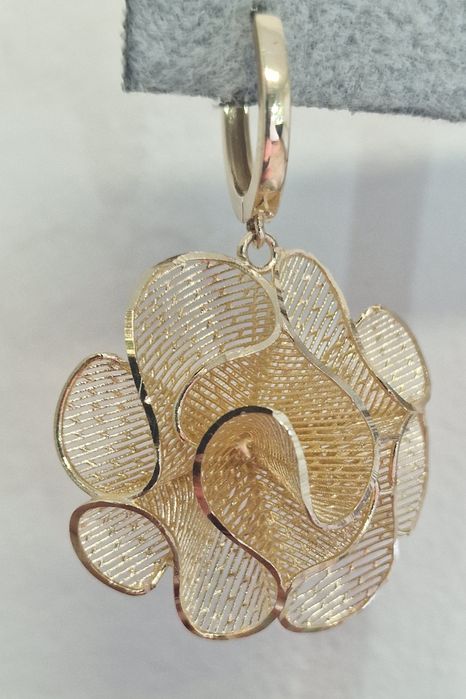 Inel si cercei, set aur 14k