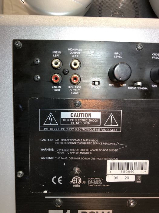 Активен Субуфер Kef 5 бр Колонки