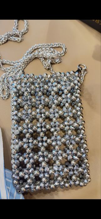 Сумка из бус ручная работа