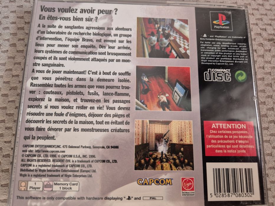Joc jocuri de colecție Resident Evil ps1 Playstation 1  ps  one