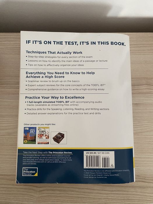 TOEFL IBT Prep 2022 Fifth Edition