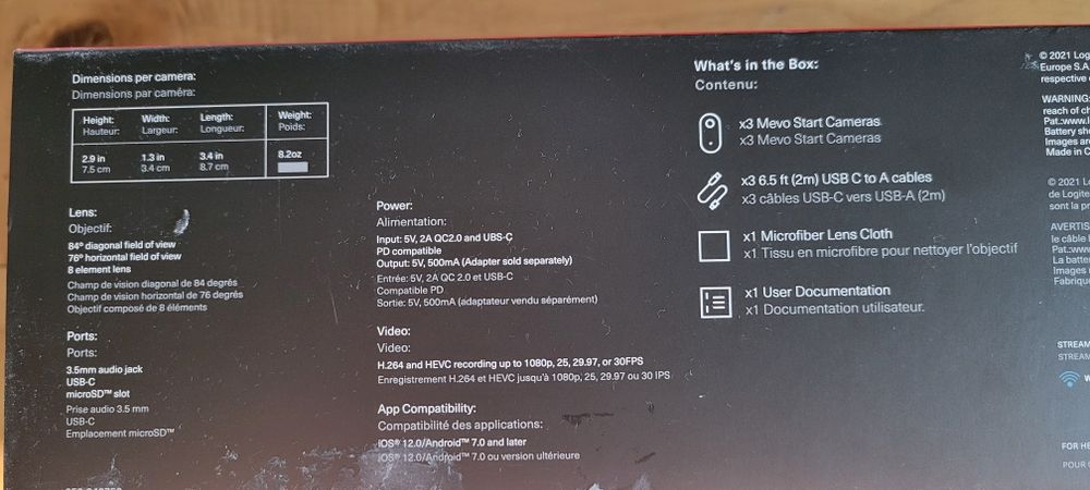 Camere streaming Mevo Logitech, noi