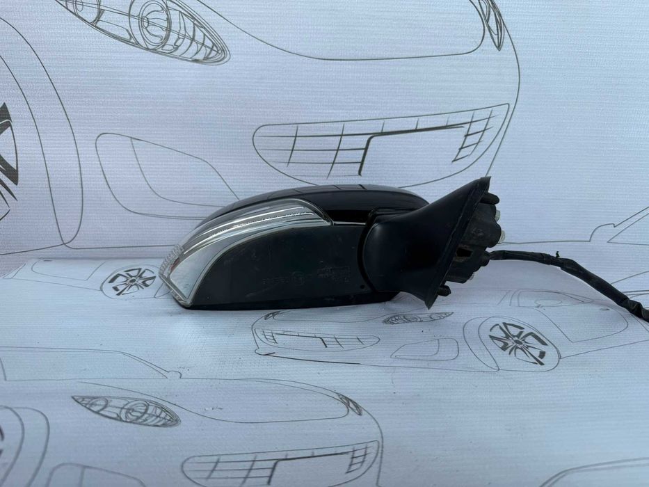 Oglindă Dreaptă 7 PINI Toyota Prius XW30 2015 / 2009-2015 / Cod OEM E4022865 (5D2)