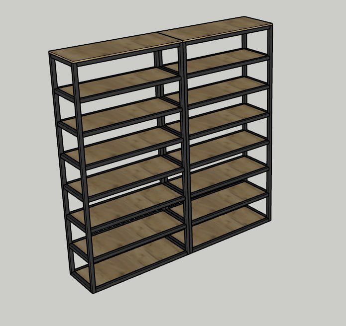 Металлические стеллажи