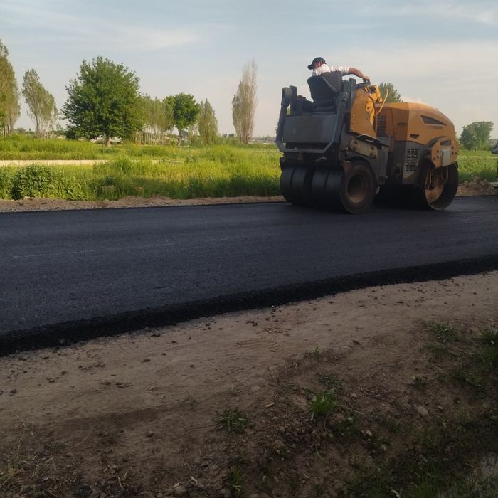 Асфальт килиш ва латок установка