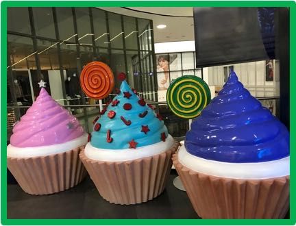 Decorațiuni Candy mari – Brioșă decorativă Ø150 cm