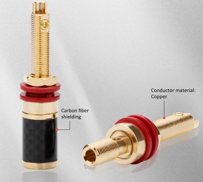 Conectori boxe - model lung 4 buc.
