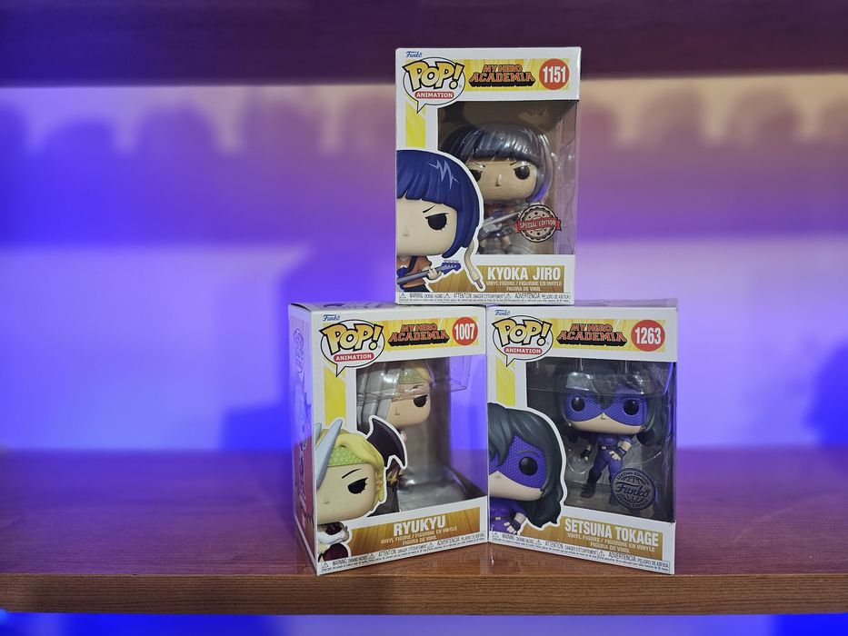 Фънко поп / Funko Pop и Manga / Манга на Tokyo Ghoul, Attack on Titan,  My Hero Academia, Hunter X Hunter и Jujutsu Kaisen