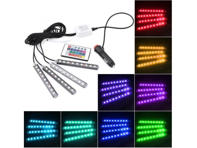 Lumină Ambientală Auto Cu RGB(calitatea superioara)