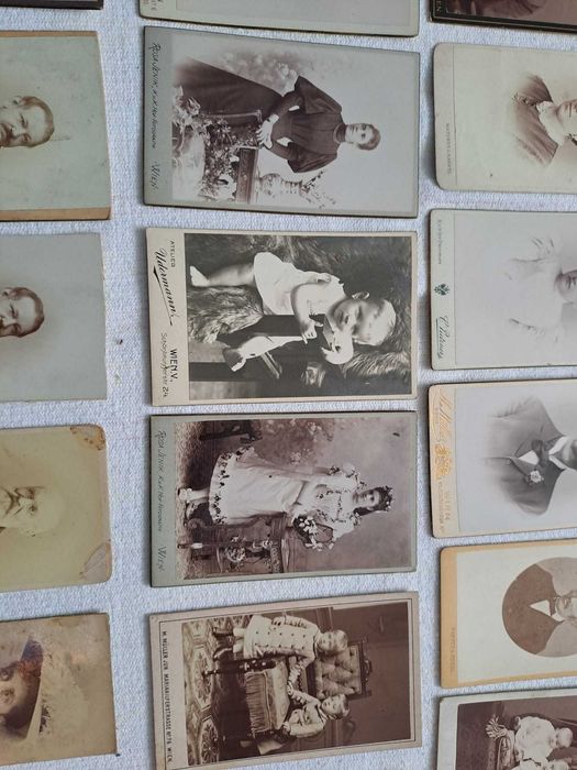 fotografii pe carton tip cdv 11/6,5 cm vechi