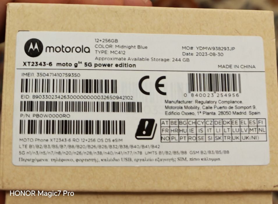 Motorola G54 256/12