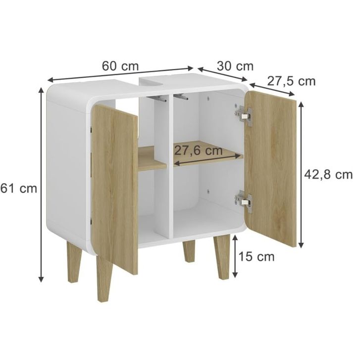 Шкаф за подмивка Vicco 7471