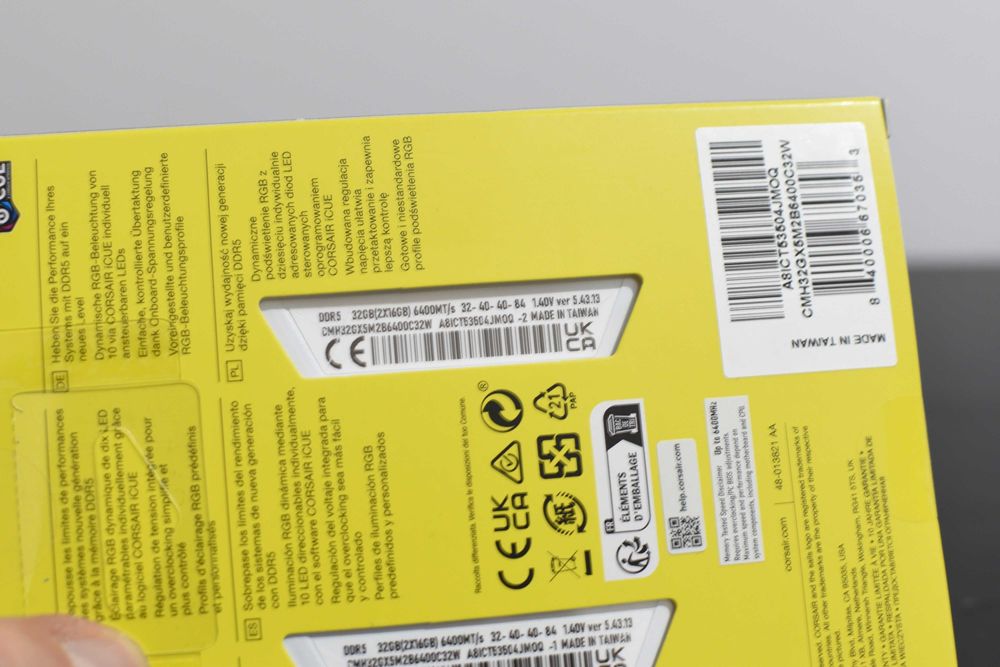 Vand Memorie Ram Corsair Vengeance Rgb Ddr5 Ram 32Gb 6400Mhz Sigilat