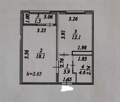 Продаю 1-комн. по ул.Е-509 дом 9, район