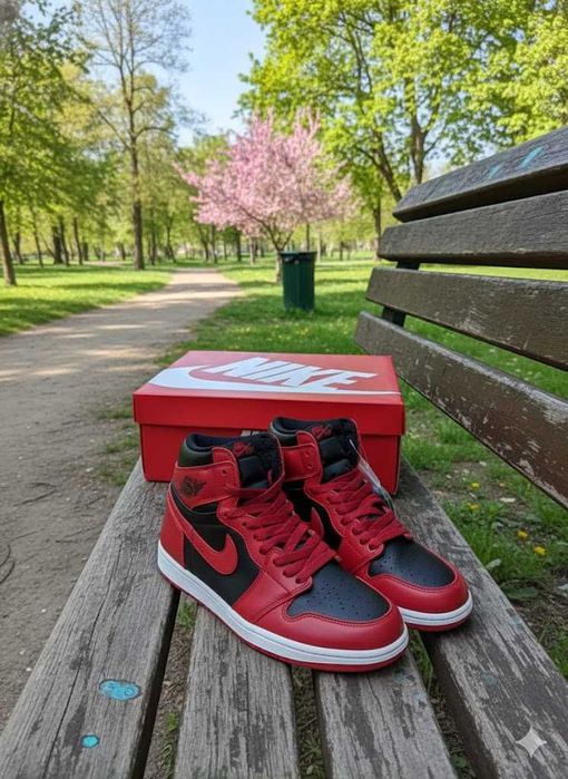 Jordan 1 High Varsity Red - Adidasi fete baieti