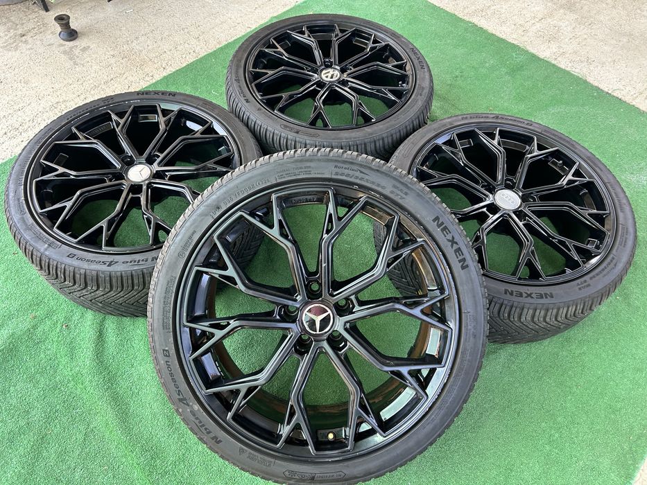 5х112 20 8,5j ET 30 за mercedes audi vw със четир сезони гуми 255 35 20 NEXEN