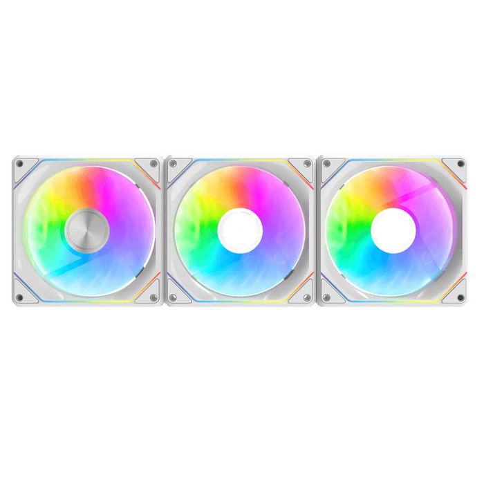 ' Комплект магнитных вентиляторов darkFlash Gauss G24 WHITE 3in1 ARGB