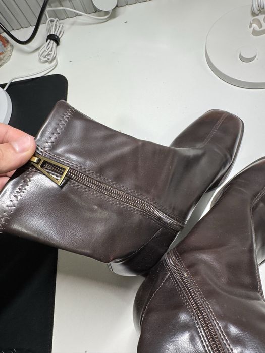 Сапоги весенние кожа