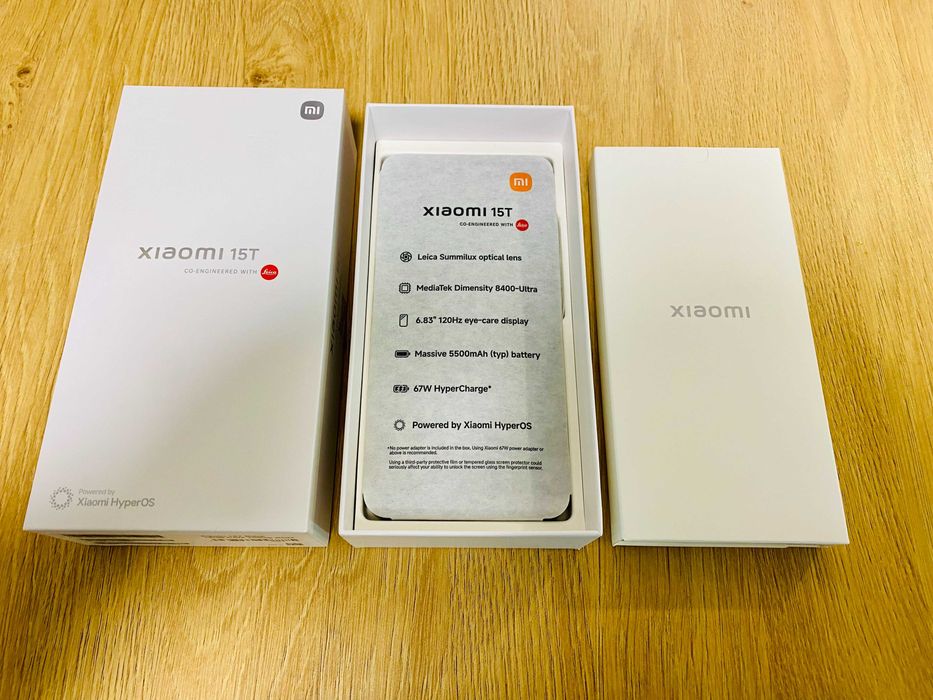ЧИСТО НОВ !!! Xiaomi 15T, 12GB RAM, 256GB, Black