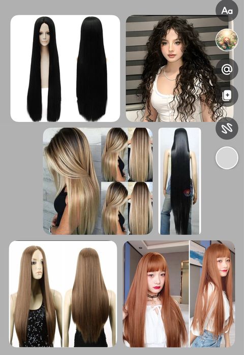 Әр түрлі париктер