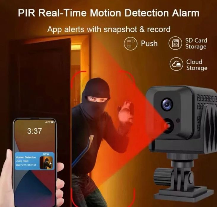 Mini camera video 4G cu cartela SIM NOUA