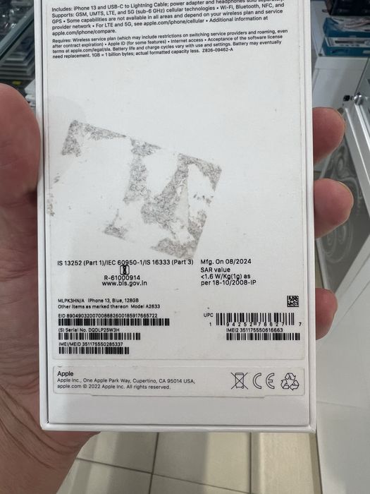 Iphone 13/128/91 аккумлятор