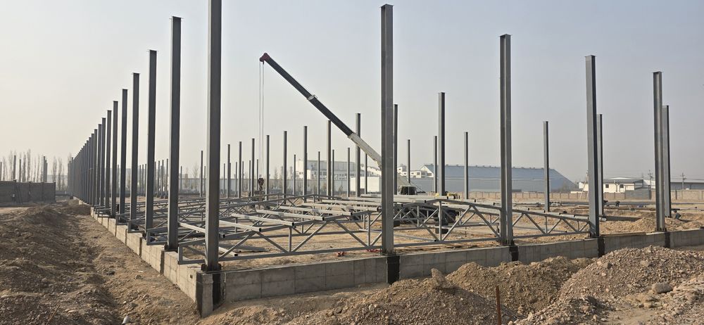 Монтаж Сэндвич панел + сборка металлоконструкция / сендвич панел ангар