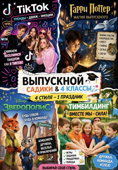 Аниматоры в Алматы на выпускные, праздники, день рождения