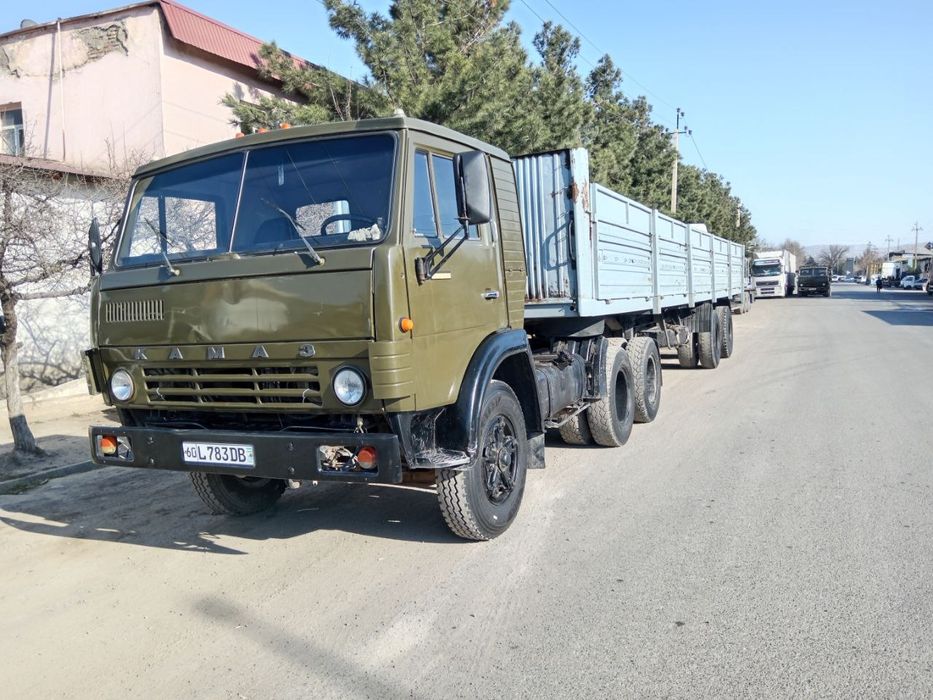 Камаз тягач сотилади холати ало йили 1988 рамаси бутун прицеп 1995