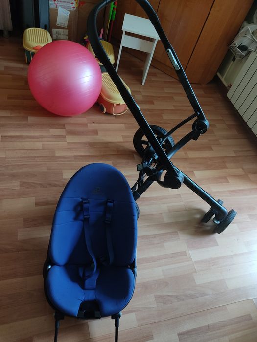 Коляска Quinny синяя