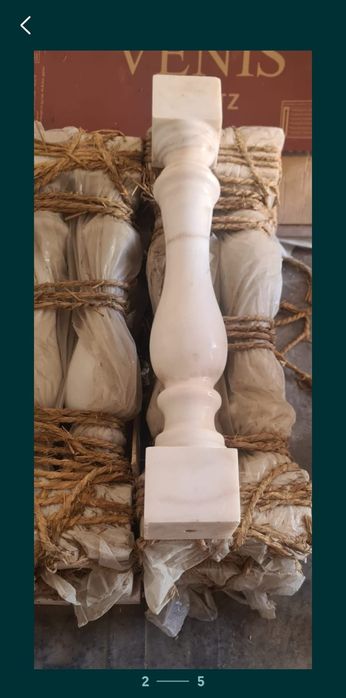 Мраморные балясины