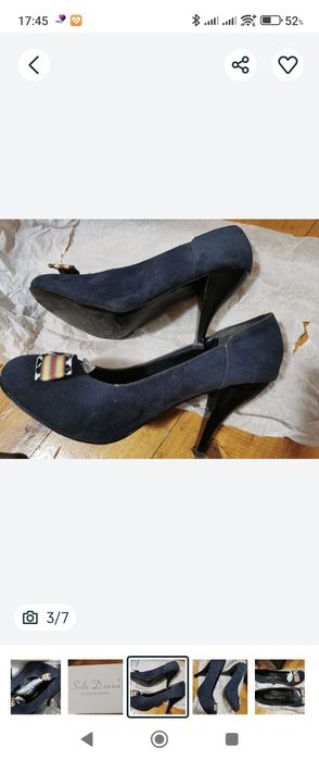 pantofi din piele naturala întoarsă, mărimea 40