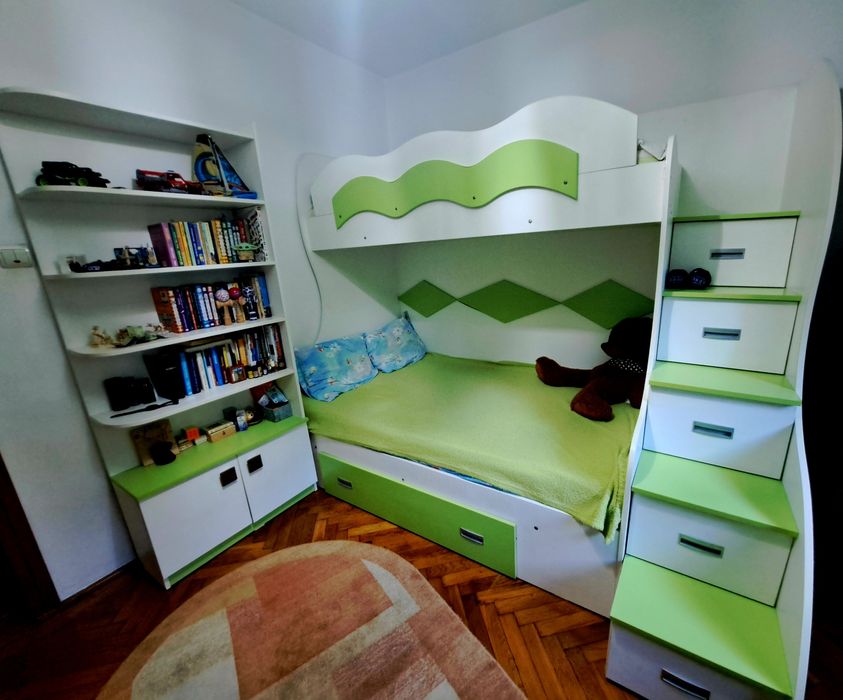Mobila dormitor copii pat etajat