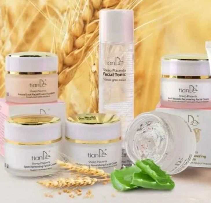 Тонален, заглаждащ, против бръчки,за клепачи,тоник с плацента -tiande