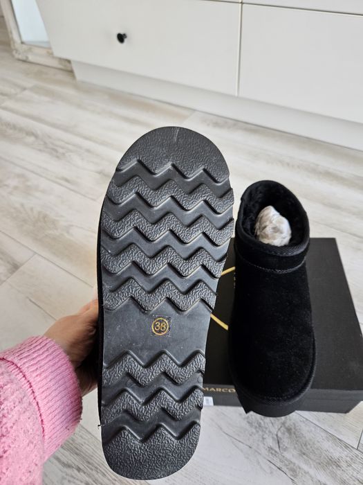 Ghete skip-on piele intoarsa