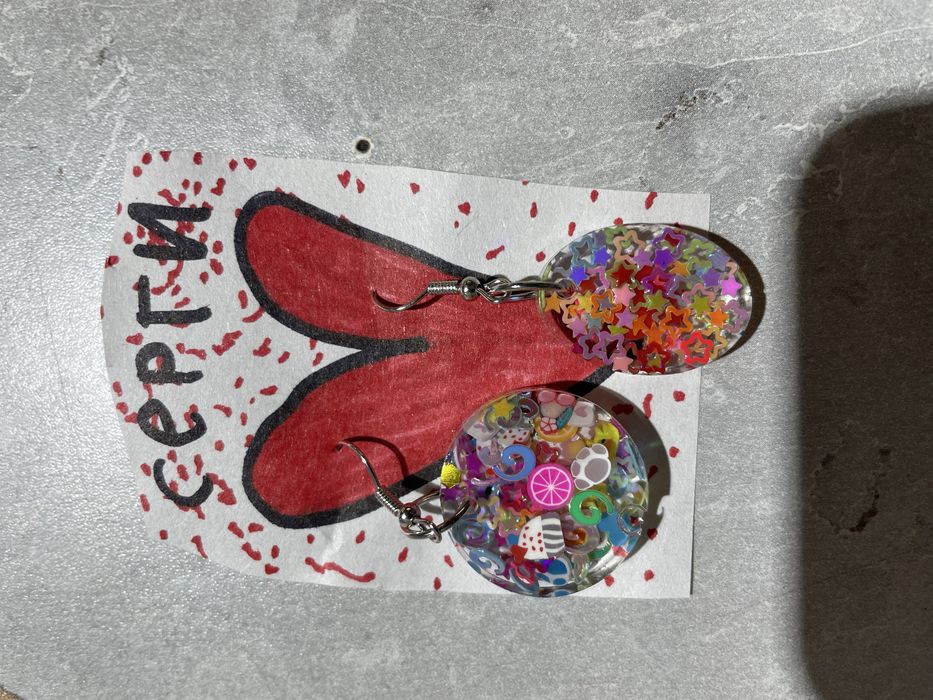 Серьги ручной работы