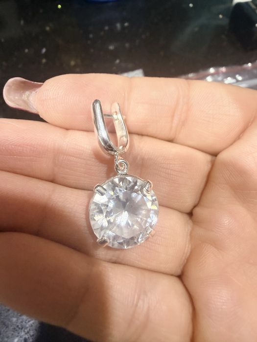 Сребърни обици-ръчна изработка