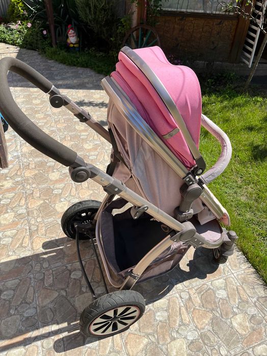 Комбинирана детска количка AURORA Lorelli - Rose&Beige Fashion Girl