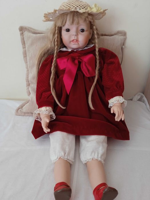 Кукла 65 см, винтидж + дрехи